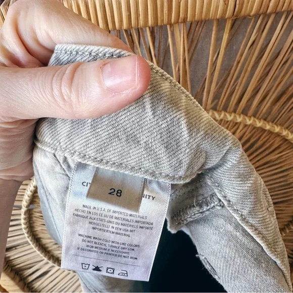 Citizens of Humanity Surplus NWT Gema Pant- White Sage SZ 28 Barrel Jeans - Picture 12 of 12